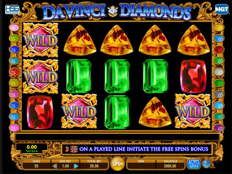 Da Vinci Diamonds Slots PrimeSlots