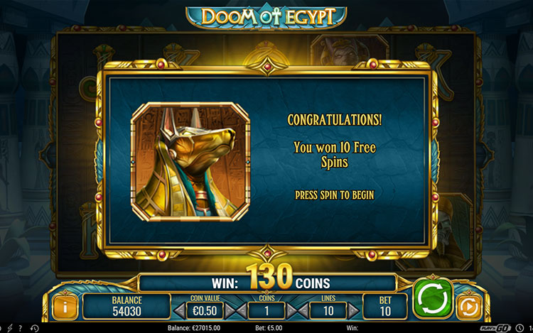 Doom of Egypt Slot PrimeSlots