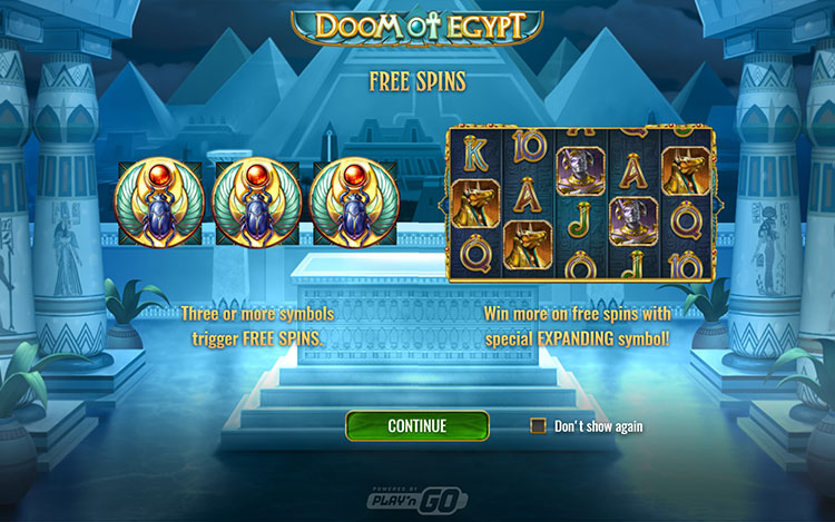 Doom of Egypt Slot PrimeSlots