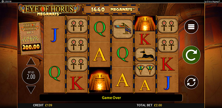 Eye of Horus Megaways Slot PrimeSlots