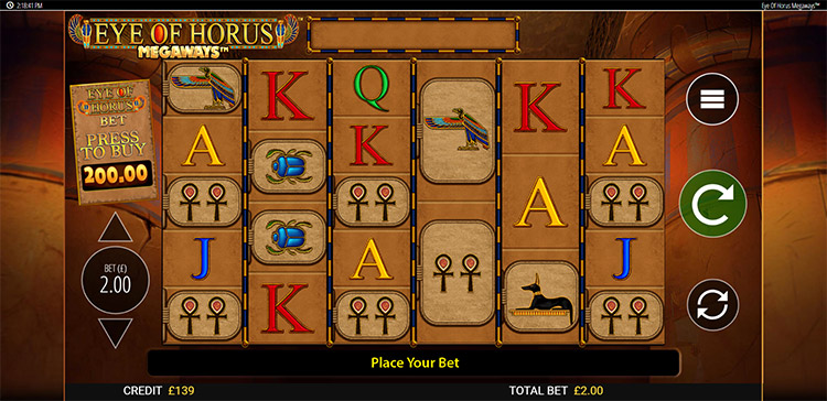 Eye of Horus Megaways Slot PrimeSlots