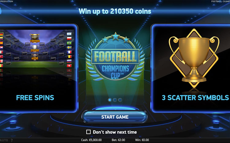 Football: Champions Cup Slot PrimeSlots