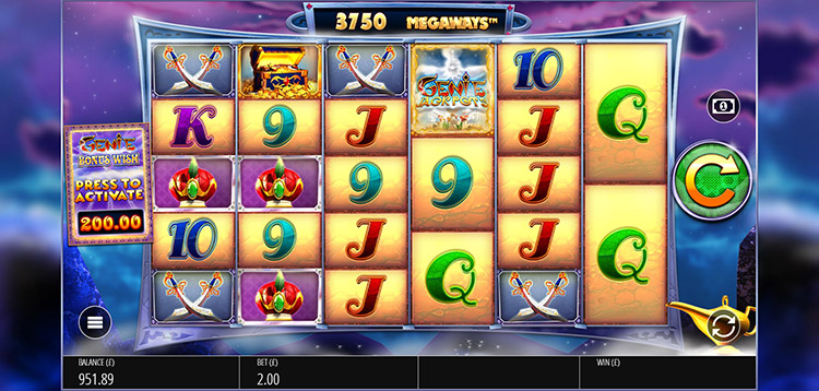 Genie Jackpots Megaways Slots PrimeSlots