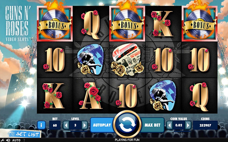 Guns N' Roses Slot PrimeSlots