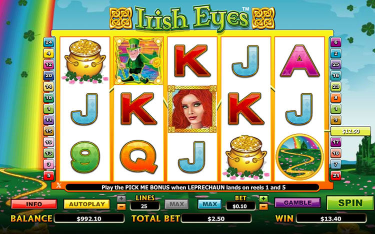 Irish Eyes Slot PrimeSlots