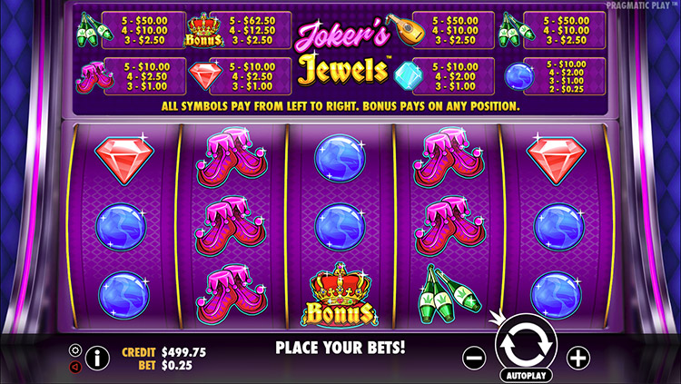 Jokers Jewels Slot PrimeSlots