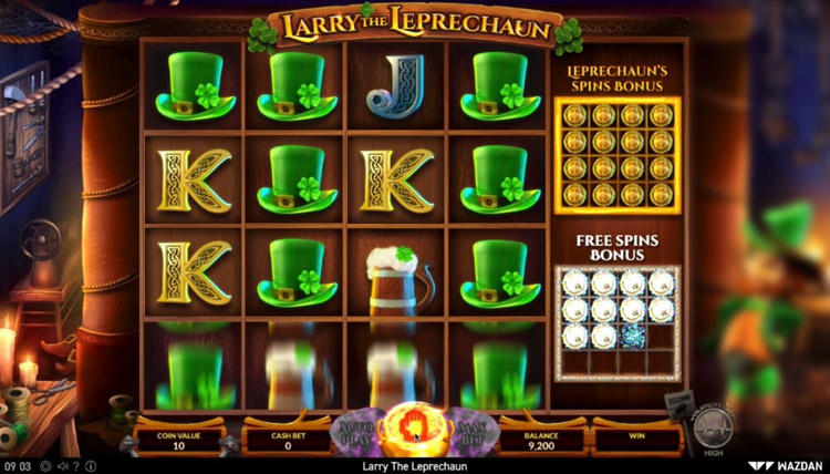 Larry the Leprechaun Slots PrimeSlots