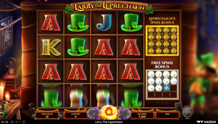 Larry the Leprechaun Slots PrimeSlots