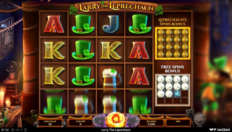 Larry the Leprechaun Slots PrimeSlots