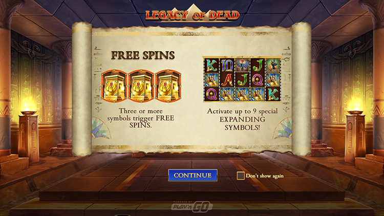 Legacy of Dead Slot PrimeSlots