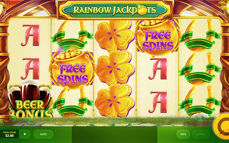 Rainbow Jackpots Slot PrimeSlots