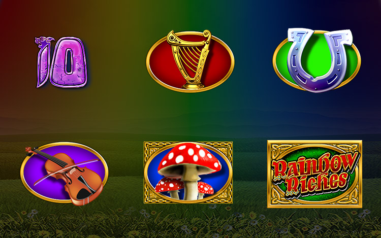 Rainbow Riches Drops of Gold Slots PrimeSlots