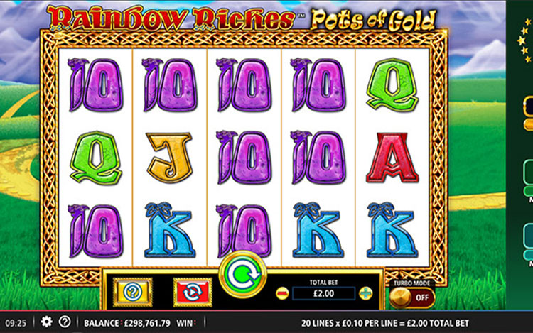 Rainbow Riches Pots of Gold Slot PrimeSlots