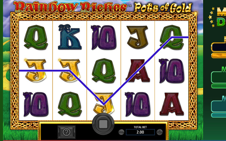 Rainbow Riches Pots of Gold Slot PrimeSlots