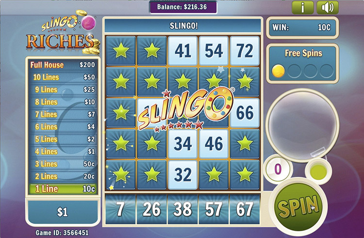 Slingo Riches Slots PrimeSlots