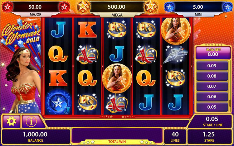 Wonder Woman Gold Slot PrimeSlots