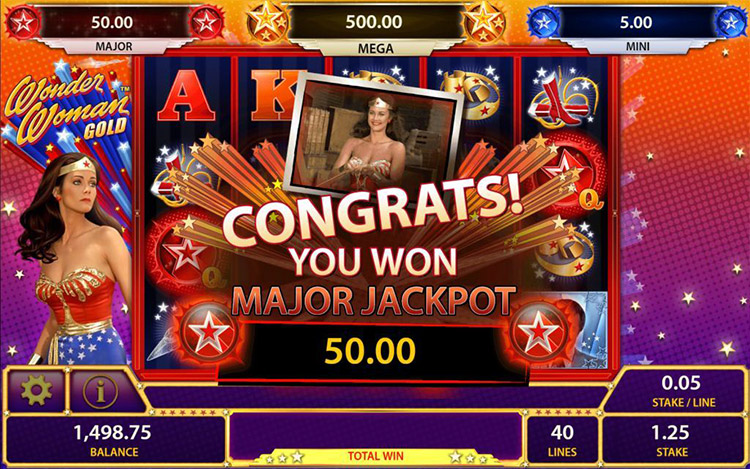 Wonder Woman Gold Slot PrimeSlots