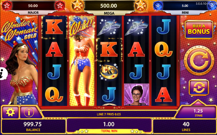 Wonder Woman Gold Slot PrimeSlots