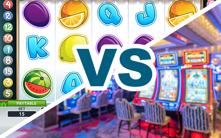 Online Casino Slots Vs. Land-Based Slot Machines